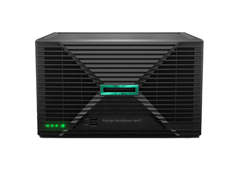 HPE ProLiant MicroServer Gen11 server with one Intel® Xeon® E-2434